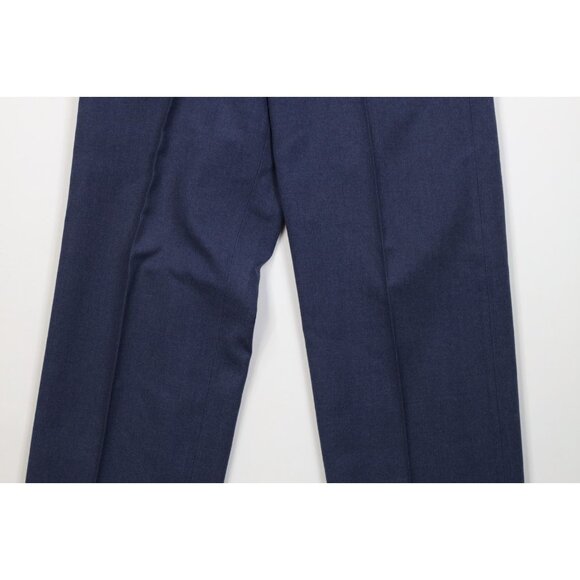 Vtg 50s Korean War USGI Mens 30x31 Wool Serge 18oz USAF Wide Leg Pants Trousers - Picture 4 of 15